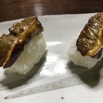 かたつむり - アカヤマドリダケの握り