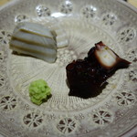 鮨 さいとう - 鮑と蛸