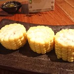 鶏とやさいと日本酒　銀座ますいち - 生とうもろこし