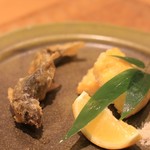 こりょうり たか屋 - 鮎の天ぷら