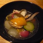 イチイ - ◆季節のタジン：真鯛と夏野菜のスープ蒸し
