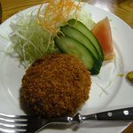 磯料理マルサ - （2011/7月）「自家製メンチカツ」
