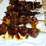 とりひげ - とりホルモン五種盛り