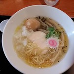 Nanase - 淡麗鶏淡麗鶏淡麗鶏そば+味玉+玉ねぎ増しそば(塩)+味玉+玉ねぎ増し