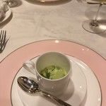 北島亭 - 胡瓜の冷製スープ