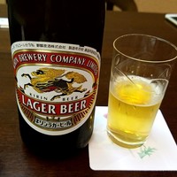 かぐら坂 志満金 - キリンラガー700円