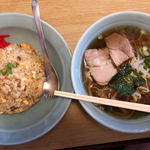 泰斗園 - 半チャンラーメン（950円）