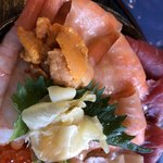 くしろ港町 釧ちゃん食堂 - 海鮮丼(接写)