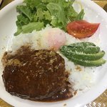 大衆酒場マルヤ瓦町 - ロコモコ丼は¥842でした