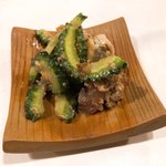 うを徳 - ・ゴーヤとおかか･鰹の藁焼き和え物