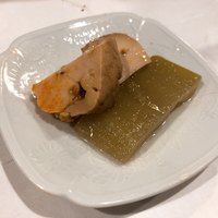 うを徳 - 余市のあん肝と夕顔の煮物