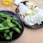 福助 - 塩キャベツ＆枝豆