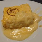 地酒 地のもの 匠 - 出汁巻き玉子 × ラクレットチーズ