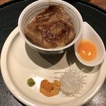 東京肉割烹 西麻布 すどう - 和牛霜降りサーロイン〜卓上岩板すき焼き〜