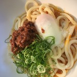 麺家 - ☆★冷やし肉味噌坦々温玉うどん(´∀｀)★☆