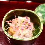 御幸町 田がわ - 先付け　めくり鯵