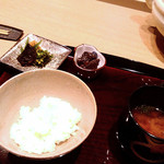 御幸町 田がわ - まずは白ご飯
