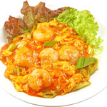 4. Shrimp and egg chili sauce