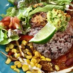 ヘルシーペンギンカフェ - LOADEED BURRITO BOWL(GF)(\950) 野菜たっぷりブリトーボウル