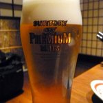 Kantekiya Kaname - プレミアムモルツ５３０円です。 ビールが美味しいです。 至福のひと時ですね。