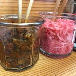 ラーメン楽 - 卓上