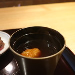 弧玖 - 生麩の赤出汁