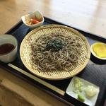Gonbee Mura - 十割ざるそば(大盛り)斜め~