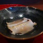 祇園もりわき - 鮑の酒盗漬け 