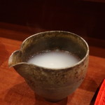 祇園もりわき - 蕎麦湯