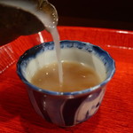 祇園もりわき - 蕎麦湯イン