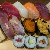 鮨政 西口店 - にぎり(11貫､巻物)