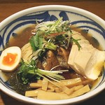 寿製麺 よしかわ - 限定Bのあら炊き冷やし鰹そば