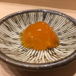 すし処 くりはら - 卵黄味噌漬け