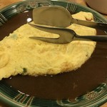 タージマハール - 【タージアーカイヴ】でっかい野菜入りオムレツ カレーソース