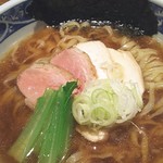 寿製麺 よしかわ - 夏鴨の中華そば　アップ