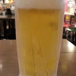 博多天神 もつ鍋 お多福 - 生ビールはスーパードライ通常480円がハッピーアワーで150円！