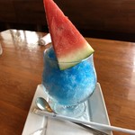 ウインズ - かき氷ブルーハワイ430円