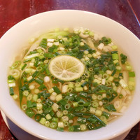 大傳梅梅 - （撮影 20180722）〆のゆず麺。お腹いっぱいでしたが、なんとか収まりました。