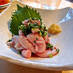 もつやき　婁熊東京 - 子袋刺し