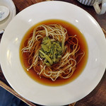 ながや - 花わさびの冷かけそば