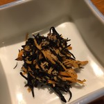 焼鳥 酉たけ - ひじきの炊いたんはなかなか上手です