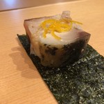 鮓職人 秦野よしき - 鯖の棒寿司