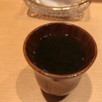 鮓職人 秦野よしき - シジミと海苔のスープ