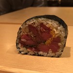 鮓職人 秦野よしき - トロタク太巻き