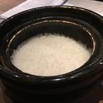 神戸牛炉窯焼ステーキ 雪月風花 北野坂 - 土鍋ご飯