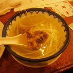 牛たん炭焼き 利久 - テールスープ②