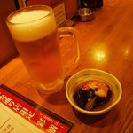 牛たん炭焼き 利久 - 生ビール390円