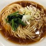 つけ麺一燈 - 鶏ワンタンそば（牛ハラミ丼付き）