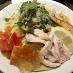 つけ麺一燈 - 蟹出汁冷やし和えつけそば(1)