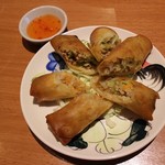 Thai food club BACCARA - 揚げ春巻き